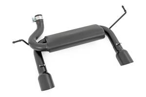 Rough Country - Performance Exhaust - Dual Outlet - Jeep Wrangler JK/Wrangler Unlimited (07-18) | 96002A