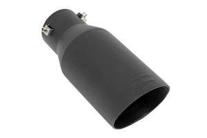 Rough Country - Rough Country - Exhaust Tip - Black - RC Logo - 2.5-3.125 Inch Pipe - 96004A - Image 2