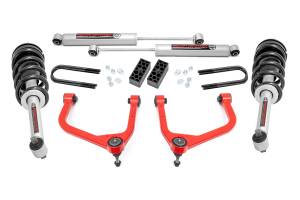 Rough Country - Rough Country - 3.5 Inch Lift Kit - N3 Struts - Rear Mono Leaf - Chevy Silverado 1500 (2025) | 28231RED_A - Image 1