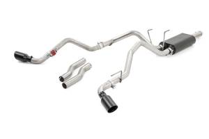 Rough Country - Performance Cat-Back Exhaust - Stainless - 4.7L/5.7L - Ram 1500 (10-18 & Classic) | 96009