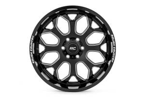 Rough Country - Rough Country 96 Series Wheel/One-Piece/Gloss Black/20x10/6x5.5/-19mm | 96201012A - Image 2