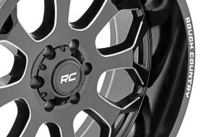 Rough Country - Rough Country 96 Series Wheel/One-Piece/Gloss Black/22x10/6x5.5/-19mm | 96221012 - Image 3