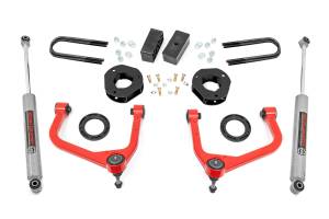 Rough Country - Rough Country - 3.5 Inch Lift Kit - Mono Leaf Rear - GMC Sierra 1500 2WD/4WD (2025) | 28830RED_A - Image 1