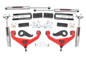 Rough Country - 3 Inch Lift Kit - w/ Overloads - Chevy/GMC 2500HD/3500HD (20-25) | 97730RED - Image 1