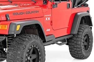 Rough Country - Fender Flares - 5.5 in. Wide - Jeep Wrangler TJ (97-06)/Wrangler Unlimited (04-06) | 99033