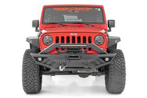 Rough Country - Rough Country - High Clearance LED Flat Fender Flare Kit - UV Treated - Jeep Wrangler JK (07-18) | 99037 - Image 2