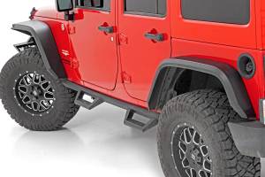 Rough Country - Rough Country - High Clearance LED Flat Fender Flare Kit - UV Treated - Jeep Wrangler JK (07-18) | 99037 - Image 3