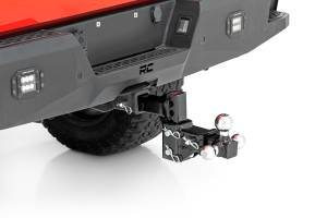 Rough Country - Adjustable Trailer Hitch - 6 Inch Drop - Multi-Ball Mount - Fits 2 Inch Receiver | 99100