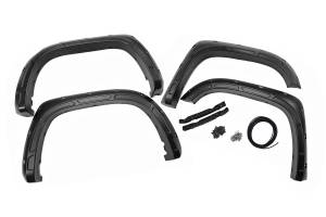 Rough Country - Fender Flares - Defender - 4X4 Smoked Mesquite - Toyota Tundra 2WD/4WD (14-21) | A-T11411-4X4