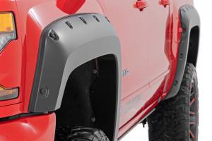 Rough Country - Pocket Fender Flares - 6'7 in. & 8' Bed - GA0 Northsky Blue - Chevy Silverado 1500 (14-18)/2500HD | F-C11412B-GA0 - Image 4