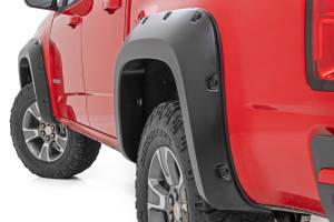 Rough Country - Rough Country - Pocket Fender Flares - G9K Satin Steel - Chevy Colorado 2WD/4WD (2015-2022) | F-C11511A-G9K - Image 1