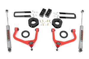 Rough Country - 3.5 Inch Lift Kit - Chevy Silverado 1500 2WD/4WD (2019-2024 & Classic) | 29531RED