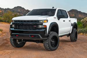 Rough Country - Rough Country - Pocket Fender Flares - G9K Satin Steel - Chevy Silverado 1500 2WD/4WD (19-21) | F-C11911A-G9K - Image 3