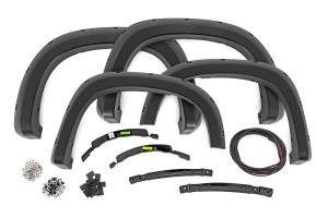 Rough Country - Fender Flares - Sport - GJV Riptide Blue - Chevy Silverado 1500 2WD/4WD (2022-2025) | F-C12211-GJV