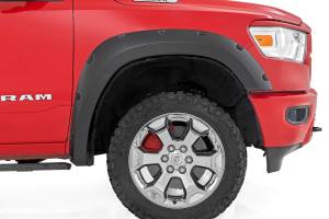 Rough Country - Rough Country - Pocket Fender Flares - PR4 Flame Red - Ram 1500 2WD/4WD (2019-2024) | F-D10914A-PR4 - Image 6