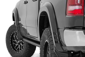 Rough Country - Rough Country - Fender Flares - SF1 - DX8 Black - Ram 1500 2WD/4WD (2019-2024) | F-D319201-DX8 - Image 1