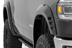 Rough Country - Rough Country - Fender Flares - SF1 - PSC Billet Silver - Ram 1500 2WD/4WD (2019-2024) | F-D319201-PSC - Image 4