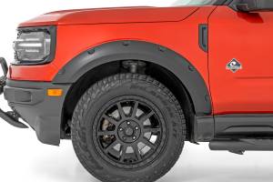 Rough Country - Rough Country - Pocket Fender Flares - YZ Oxford White - Ford Bronco Sport 4WD (2021-2025) | F-F11612A-YZ - Image 4