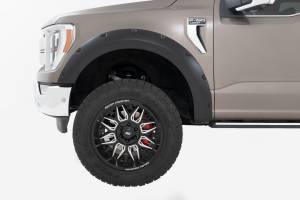 Rough Country - Rough Country - Pocket Fender Flares - D1 Stone Gray - Ford F-150 2WD/4WD (2021-2025) | F-F20911B-D1 - Image 4