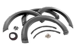 Rough Country - Pocket Fender Flares - UM Agate Black - Ford F-150 2WD/4WD (2021-2025) | F-F20911B-UM
