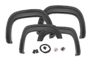 Rough Country - Pocket Fender Flares - 5'9 in. Bed - GAP Midnight Blue - GMC Sierra 1500 (07-13) | F-G10717-GAP