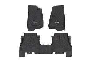 Rough Country - Rough Country - Flex Fit Floor Mats - FR & RR - 4 Door - Jeep Wrangler Unlimited 4WD (18-25) | FF-60112 - Image 1