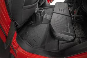 Rough Country - Rough Country - Flex-Fit Floor Mats - FR & RR - RR Lockable - Jeep Gladiator JT 4WD (20-25) | FF-61501 - Image 3