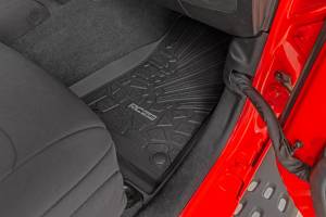 Rough Country - Rough Country - Flex-Fit Floor Mats - FR & RR - RR Lockable - Jeep Gladiator JT 4WD (20-25) | FF-61501 - Image 4