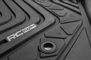 Rough Country - Rough Country - Flex-Fit Floor Mats - Front and Rear - Toyota Tacoma 2WD/4WD (2016-2023) | FF-71216 - Image 2