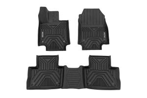 Rough Country - Flex-Fit Floor Mats - Front & Rear - Toyota RAV4 2WD/4WD (2019-2025) | FF-71602