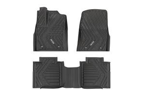 Rough Country - Flex-Fit Floor Mats - FR & RR - CrewMax - Toyota Tundra 2WD/4WD (2022-2025) | FF-71780