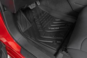 Rough Country - Rough Country - Flex-Fit Floor Mats - FR & RR - CrewMax - Toyota Tundra 2WD/4WD (2022-2025) | FF-71780 - Image 3