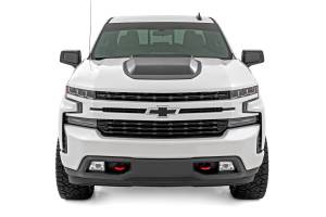 Rough Country - Rough Country - Hood Scoop - G1K Deep Ocean Blue - Chevy Silverado 1500 2WD/4WD (2019-2025 & Classic) | HS10010-G1K - Image 2