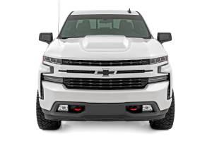 Rough Country - Rough Country - Hood Scoop - GAZ Summit White - Chevy Silverado 1500 2WD/4WD (2019-2025 & Classic) | HS10010-GAZ - Image 2