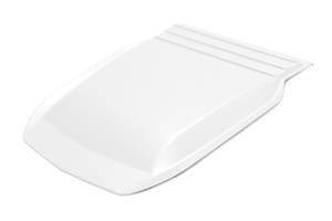 Rough Country - Rough Country - Hood Scoop - GAZ Summit White - Chevy Silverado 1500 2WD/4WD (2019-2025 & Classic) | HS10010-GAZ - Image 3