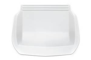 Rough Country - Rough Country - Hood Scoop - GAZ Summit White - Chevy Silverado 1500 2WD/4WD (2019-2025 & Classic) | HS10010-GAZ - Image 4