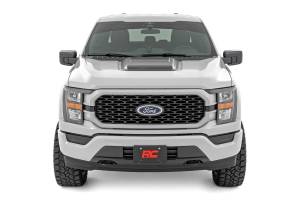 Rough Country - Rough Country - Hood Scoop - G4 Azure Gray - Ford F-150 2WD/4WD (2021-2025) | HS30010-G4 - Image 2