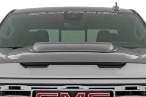 Rough Country - Rough Country - Hood Scoop - GCN Fire Red - GMC Sierra 1500 2WD/4WD (2019-2025) | HS40010-GCN - Image 4