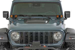 Rough Country - Rough Country - Hood Scoop - PBM Ocean Blue - Jeep Gladiator JT/Wrangler JL 4WD (2018-2025) | HS60010-PBM - Image 2