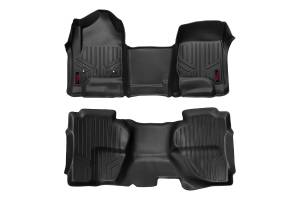 Rough Country - Floor Mats - FR & RR - OV Hump - Ext Cb - Chevy/GMC 1500/2500HD/3500HD 2WD/4WD | M-21142
