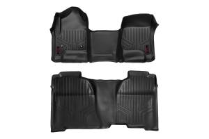 Rough Country - Floor Mats - FR & RR - OV Hump - Crew - Chevy/GMC 1500/2500HD/3500HD 2WD/4WD | M-21143