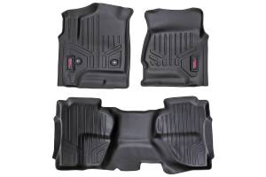 Rough Country - Floor Mats - FR & RR - Ext Cab - Chevy/GMC 1500/2500HD/3500HD 2WD/4WD | M-21412