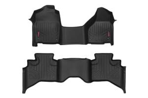 Rough Country - Floor Mats - One Piece FR & RR -Quad Cab - Ram 1500 2WD/4WD (2012-2018 & Classic) | M-31312
