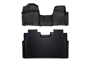 Rough Country - Floor Mats - FR & RR - Over Hump - Ford F-150 (15-25)/F-150 Lightning (22-25)/Raptor (17-25) | M-51153