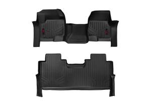 Rough Country - Floor Mats - FR & RR - FR Bench - Ford F-250/F-350 Super Duty 2WD/4WD (17-25) | M-51173