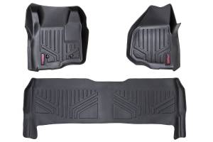 Rough Country - Floor Mats - FR & RR - Depressed Pedal - Ford F-250/F-350 Super Duty (11-16) | M-51223
