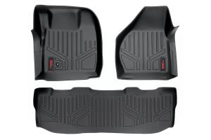 Rough Country - Floor Mats - FR & RR - Crew Cab - Ford F-250/F-350 Super Duty 2WD/4WD (08-10) | M-52102