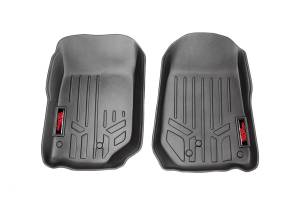 Rough Country - Floor Mats - Front - Jeep Wrangler TJ (97-06)/Wrangler Unlimited (04-06) | M-60200
