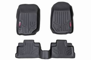 Rough Country - Floor Mats - FR & RR - 4 Door - Jeep Wrangler Unlimited 2WD/4WD (2007-2013) | M-60712
