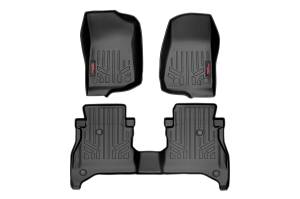 Rough Country - Floor Mats - FR & RR - RR Non-Lock - Jeep Gladiator JT 4WD (2020-2025) | M-61505